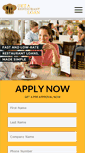 Mobile Screenshot of getarestaurantloan.com